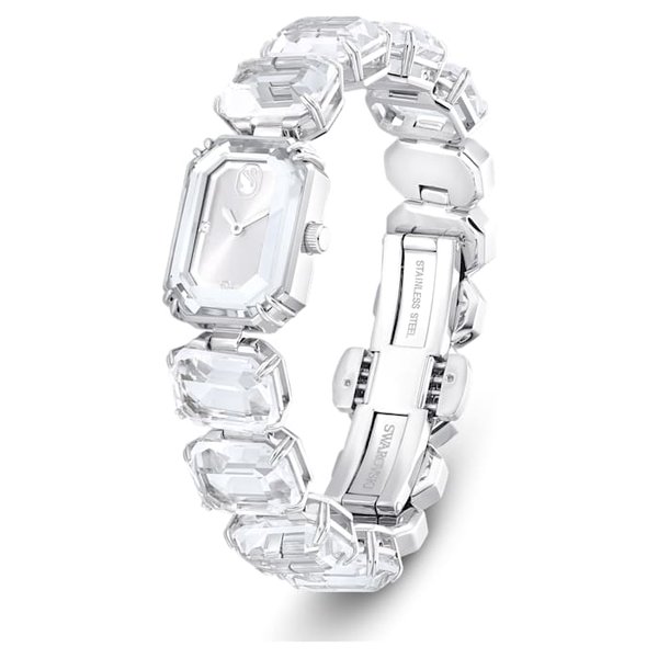 Swarovski Millenia ezüst színű óra áttetsző kristályokkal 5621173
