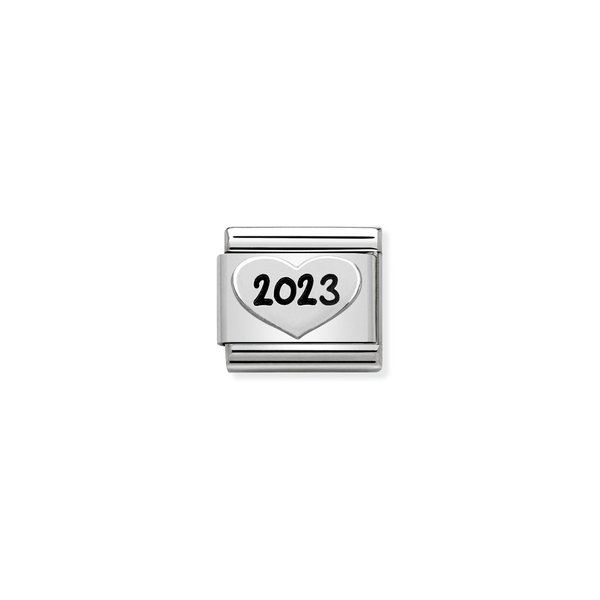 Nomination 2023 szív ezüst charm 330101-55