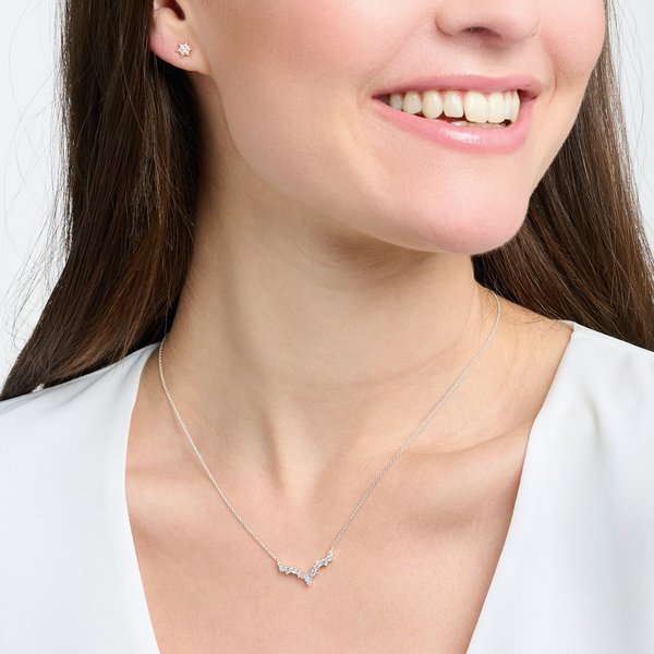 Thomas Sabo Jégkristály ezüst nyaklánc cirkóniával KE2172-051-14-L45v