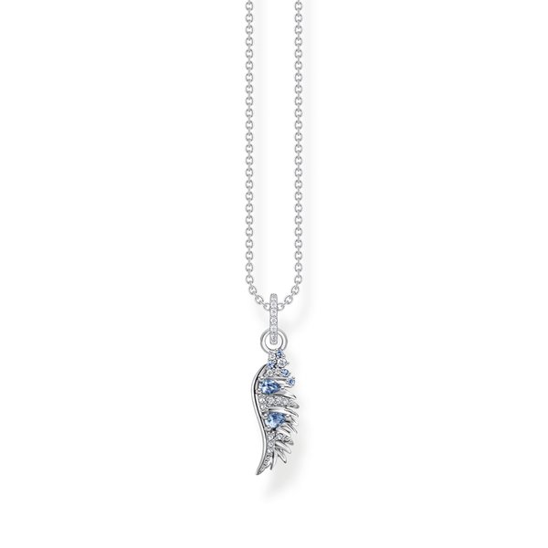 Thomas Sabo Főnix szárny ezüst nyaklánc kék kővel KE2168-644-1-L45v