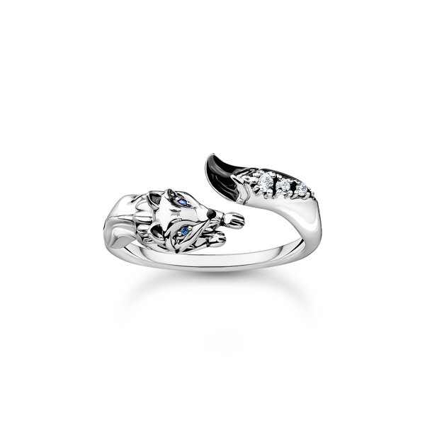 Thomas Sabo Róka ezüst gyűrű cirkóniával 