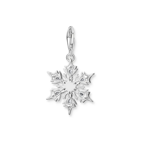 Thomas Sabo Hópehely ezüst charm kék kővel 1902-945-7