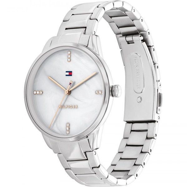Tommy Hilfiger Paige gyöngyház számlapos ezüst színű női óra 1782544