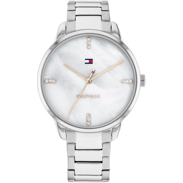 Tommy Hilfiger Paige gyöngyház számlapos ezüst színű női óra 1782544