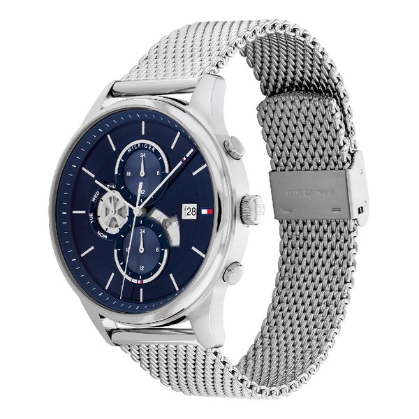Tommy Hilfiger Weston ezüst színű férfi óra 1710504