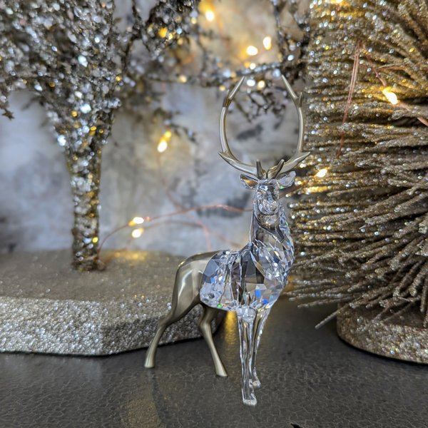 Swarovski Holiday magic szarvas swarovski kristály dísz 5597053