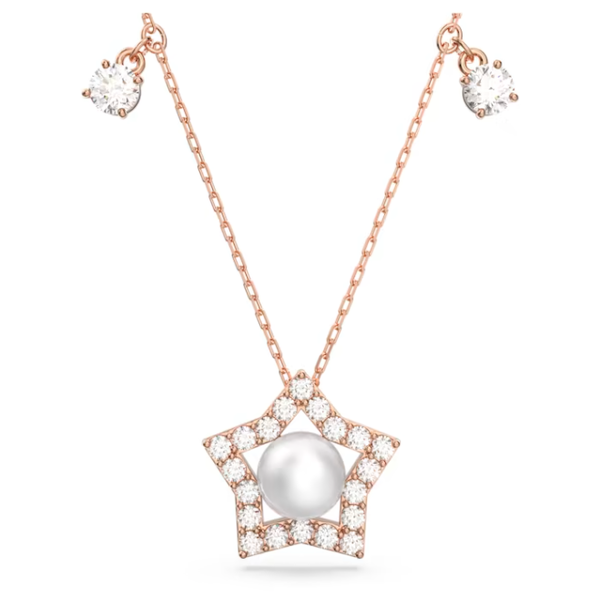 Swarovski Stella rozé színű nyaklánc csillag kristállyal 5645382