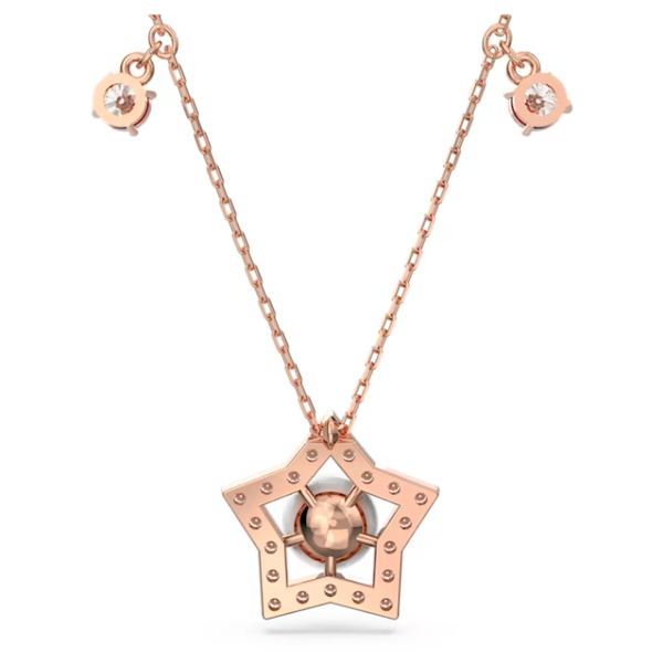 Swarovski Stella rozé színű nyaklánc csillag kristállyal 5645382