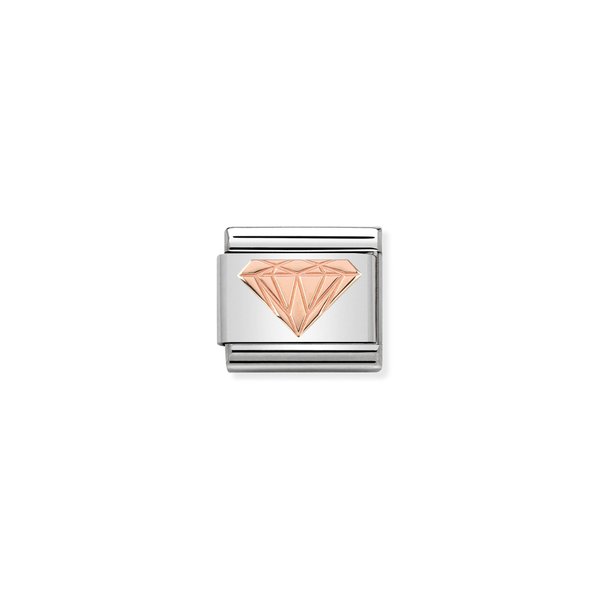 Nomination Rozé gyémánt charm 430104-18