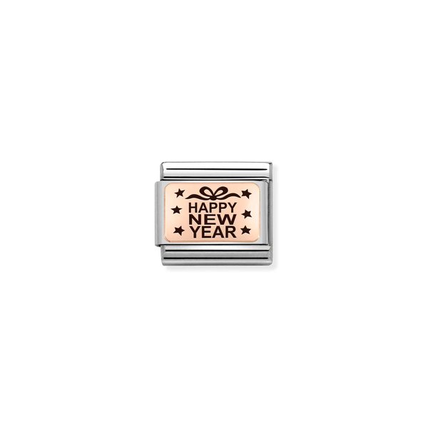Nomination Rozé Happy new year charm 430111-15