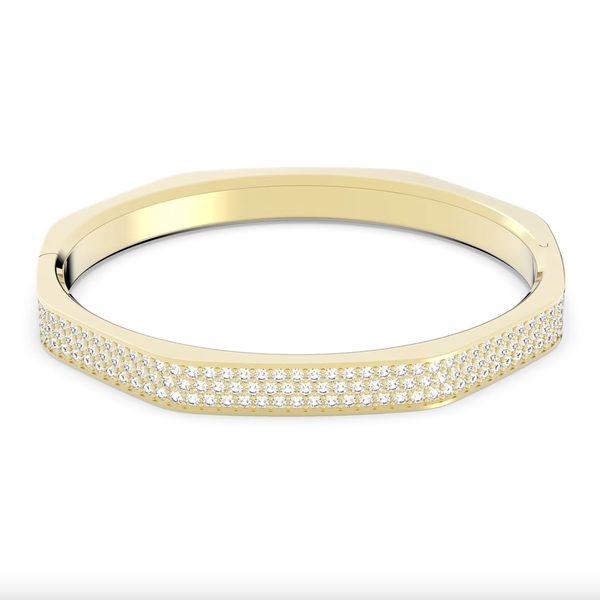 Swarovski Dextera arany színű karperec áttetsző kristállyal 5656844