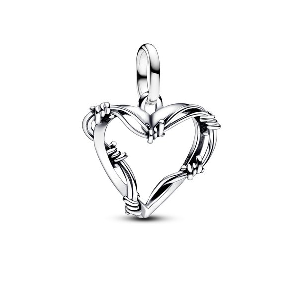 Pandora ékszer ME ezüst drót szív mini függő charm 793449C00