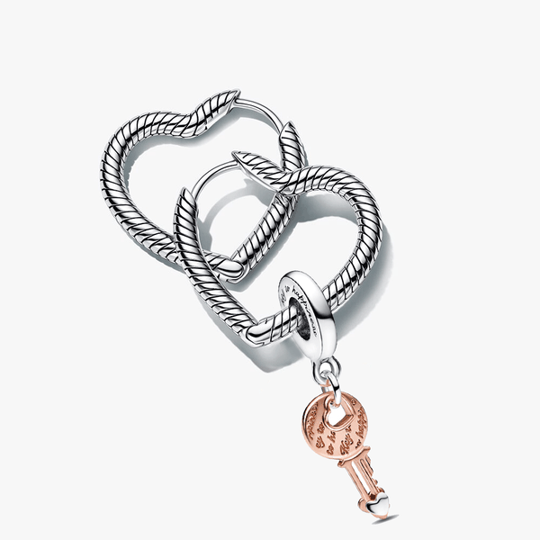 Pandora ékszer Valentin napi fülbevaló charm szett PV002