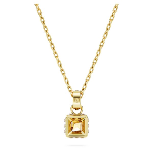 Swarovski Stilla arany színű nyaklánc négyzet alakú kristállyal 5648749