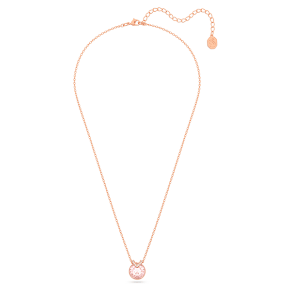Swarovski Bella V medál rozé színű nyaklánc rózsaszín kristállyal 5662088