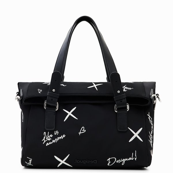 Desigual Ekix loverty fekete táska 23SAXY27