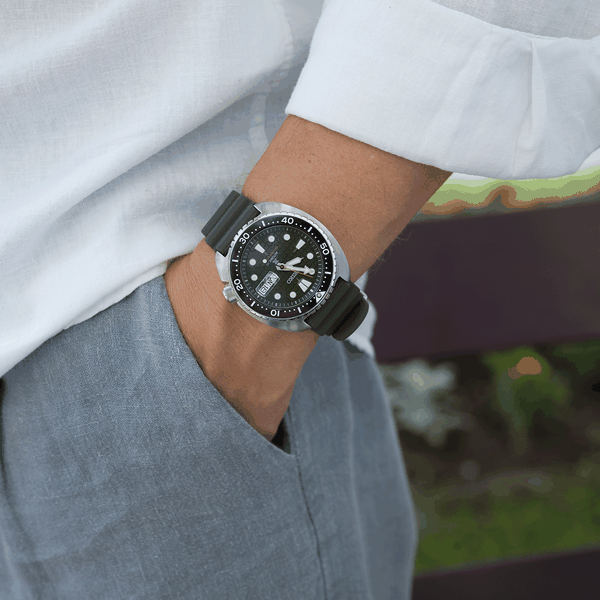 Seiko Prospex King Turtle szilikonszíjas férfi karóra SRPE05K1