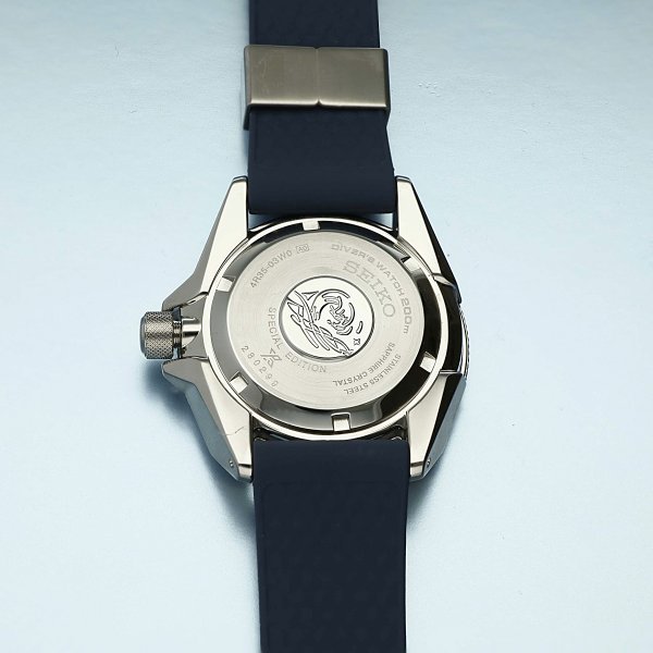 Seiko Prospex Save The Ocean Dark Manta Ray Special Edition férfi karóra SRPF79K1