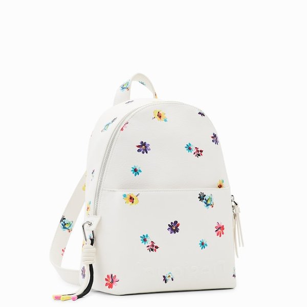 Desigual Fresia mombasa mini virágmintás fehér hátizsák 23SAKP34/1000