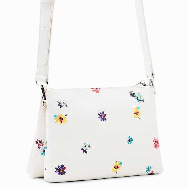 Desigual Fresia dortmund virágmintás fehér táska 23SAXPA6/1000