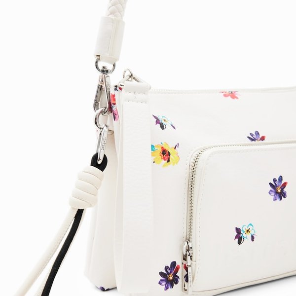 Desigual Fresia dortmund virágmintás fehér táska 23SAXPA6/1000