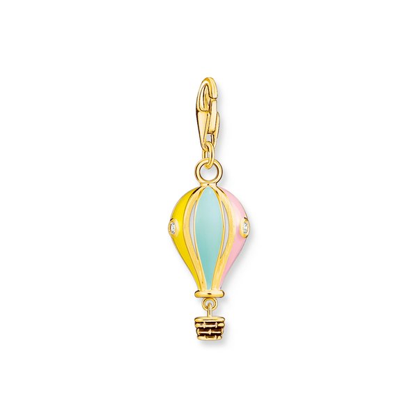Thomas Sabo Hőlégballon színes aranyozott ezüst charm 1922-565-7