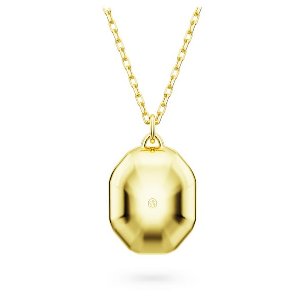 Swarovski Chroma arany színű nyaklánc kisebb rózsaszín zöld kristály medállal 5651292