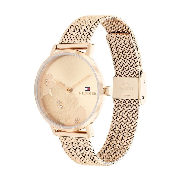 Tommy Hilfiger Tea rozé színű virágos számlapos női óra 1782603