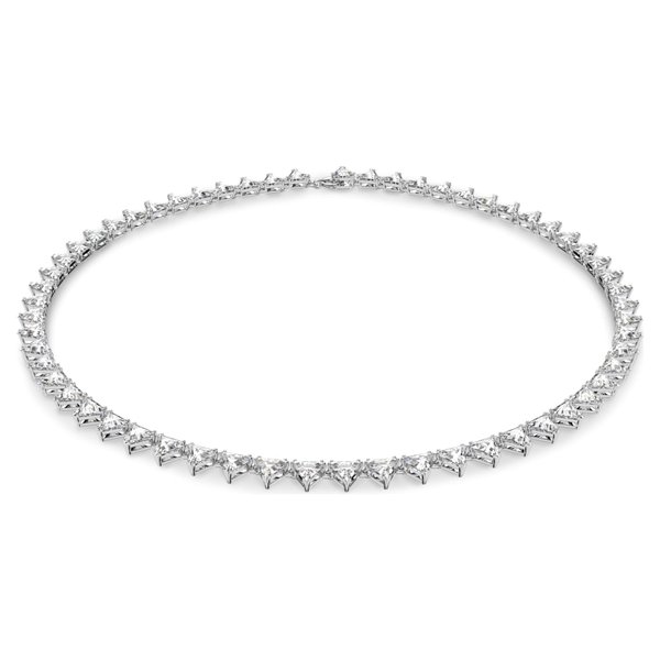 Swarovski Ortyx ezüst színű nyaklánc háromszög alakú kristállyal 5599191