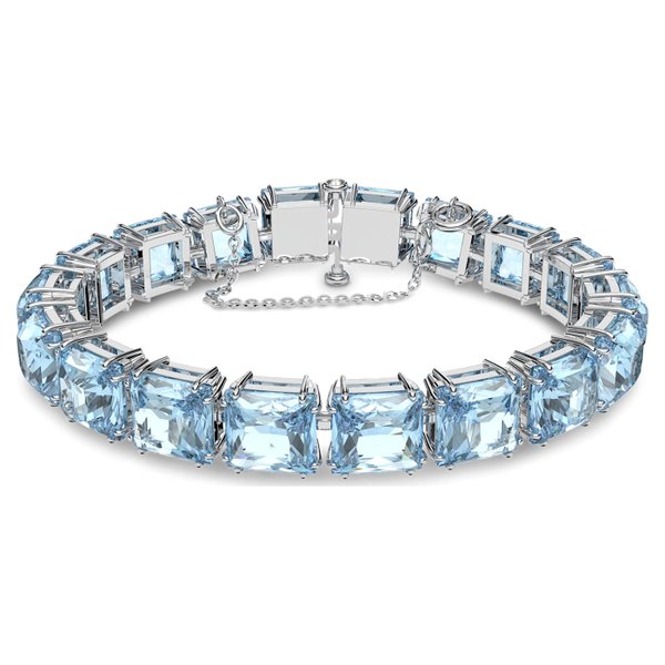 Swarovski Millenia ezüst színű karkötő kék kristállyal 5614924