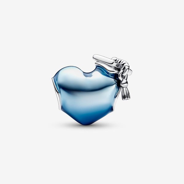 Pandora ékszer Diplomaosztó 2023 kék ezüst charm 792590C01