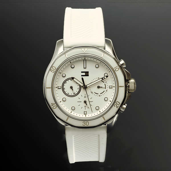Tommy Hilfiger Brooklyn fehér szilikon szíjas női óra 1782568
