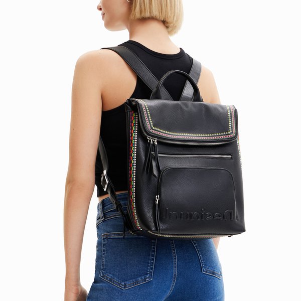 Desigual Raven Nerano fekete hátizsák 23SAKP33/2000