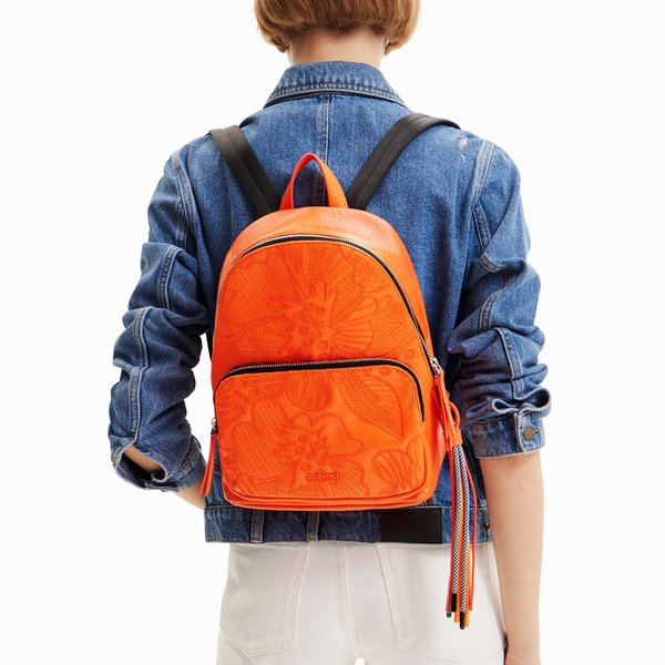 Desigual Alpha Mombasa mini narancs hátizsák 23SAKP25