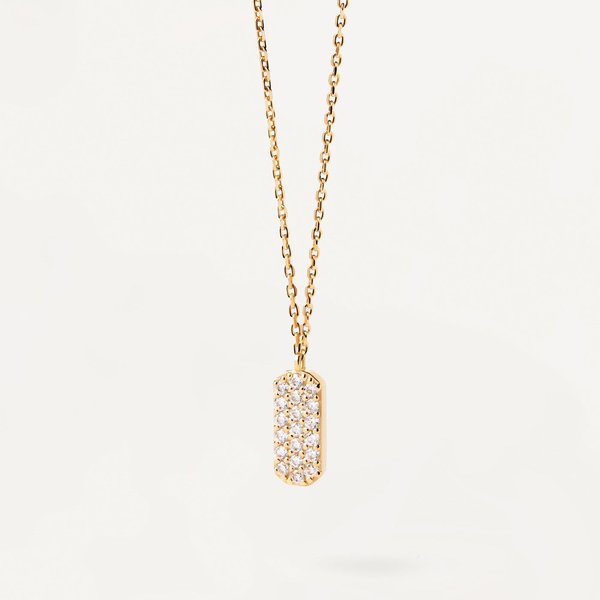 PD Paola Icy aranyozott ezüst nyaklánc  CO01-483-U