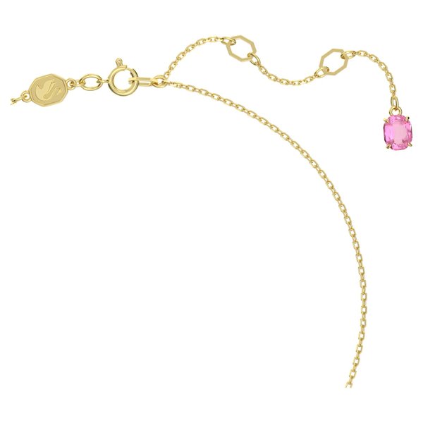 Swarovski Florere arany színű nyaklánc rózsaszín virág kristállyal 5657875