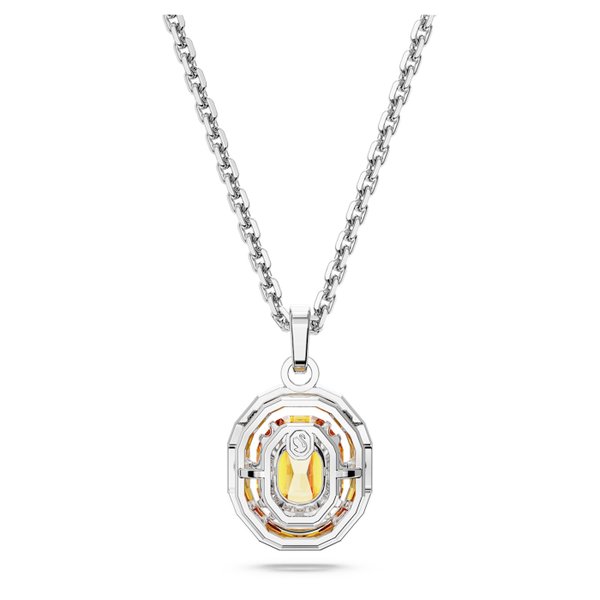 Swarovski Chroma ezüst színű nyaklánc nyolcszög kristály medállal  5648447