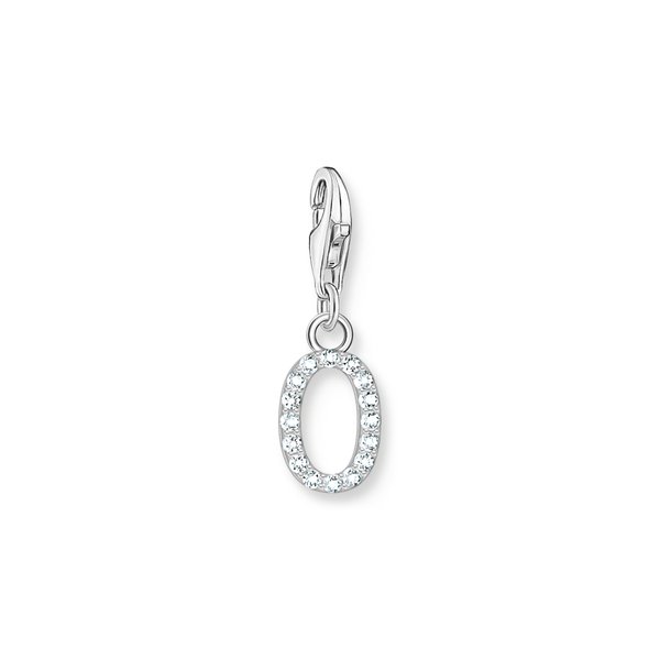 Thomas Sabo  O betű ezüst charm cirkóniával 1952-051-14