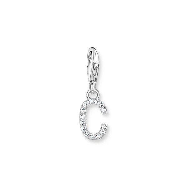 Thomas Sabo C betű ezüst charm cirkóniával 1943-051-14