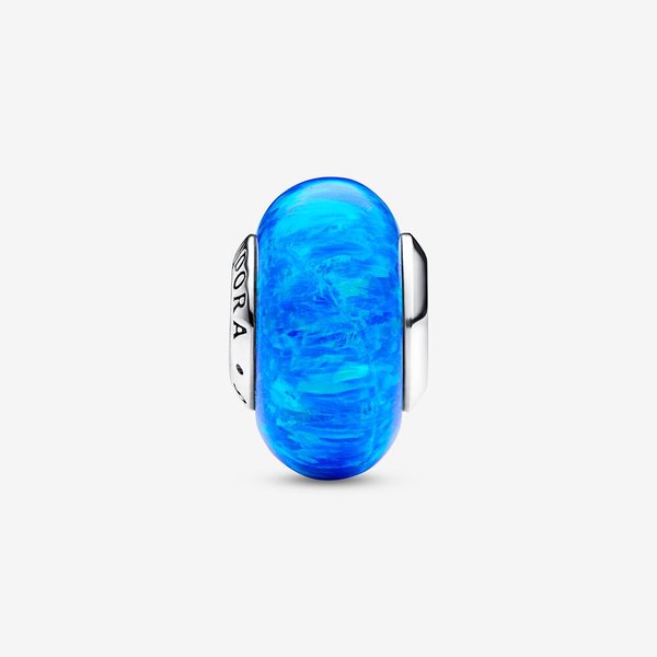 Pandora ékszer Opálfényű óceán mélykék ezüst charm 791691C02