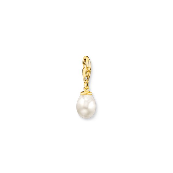 Thomas Sabo Arannyal bevont tenyésztett gyöngy charm 1996-430-14