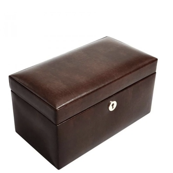 Stackers Windsor 3 darabos barna bőr óratartó  71212