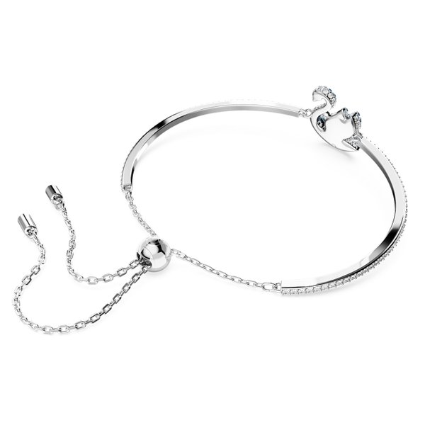 Swarovski Iconic kék hattyús ezüst színű karkötő 5660595