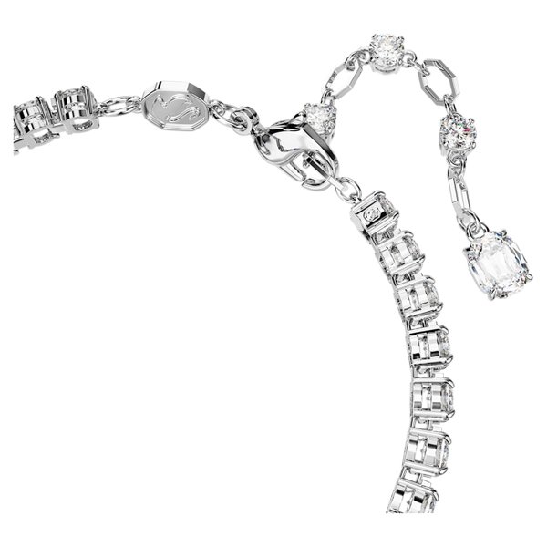 Swarovski Matrix tenisz karkötő kék és áttetsző kristállyal 5666426
