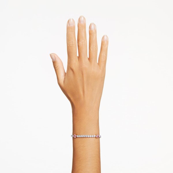 Swarovski Matrix tensiz karkötő rózsaszín és áttetsző kristállyal 5666421