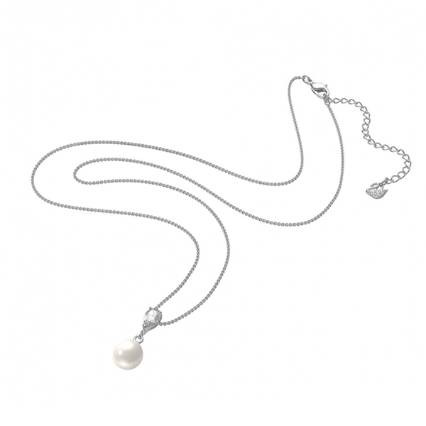 Swarovski Ezüst színű nyaklánc kristálygyönggyel 5559409