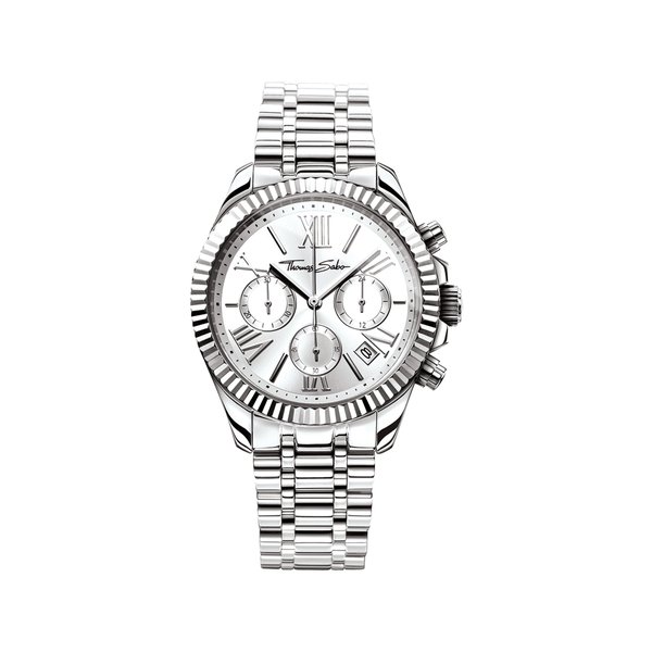 Thomas Sabo  Divine chrono ezüst számlapos női óra WA0253-201-201