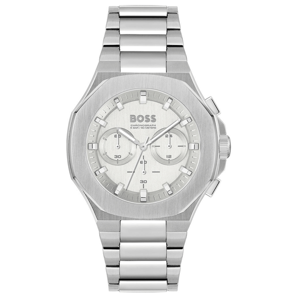 Boss Taper ezüst színű férfi kronográf óra 1514087