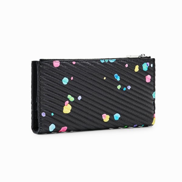Desigual Splatter23 Emma fekete pénztárca 23WAYP15