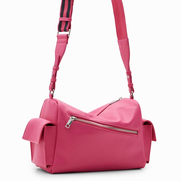 Desigual Half logo habana pink táska 23WAXP04-3002